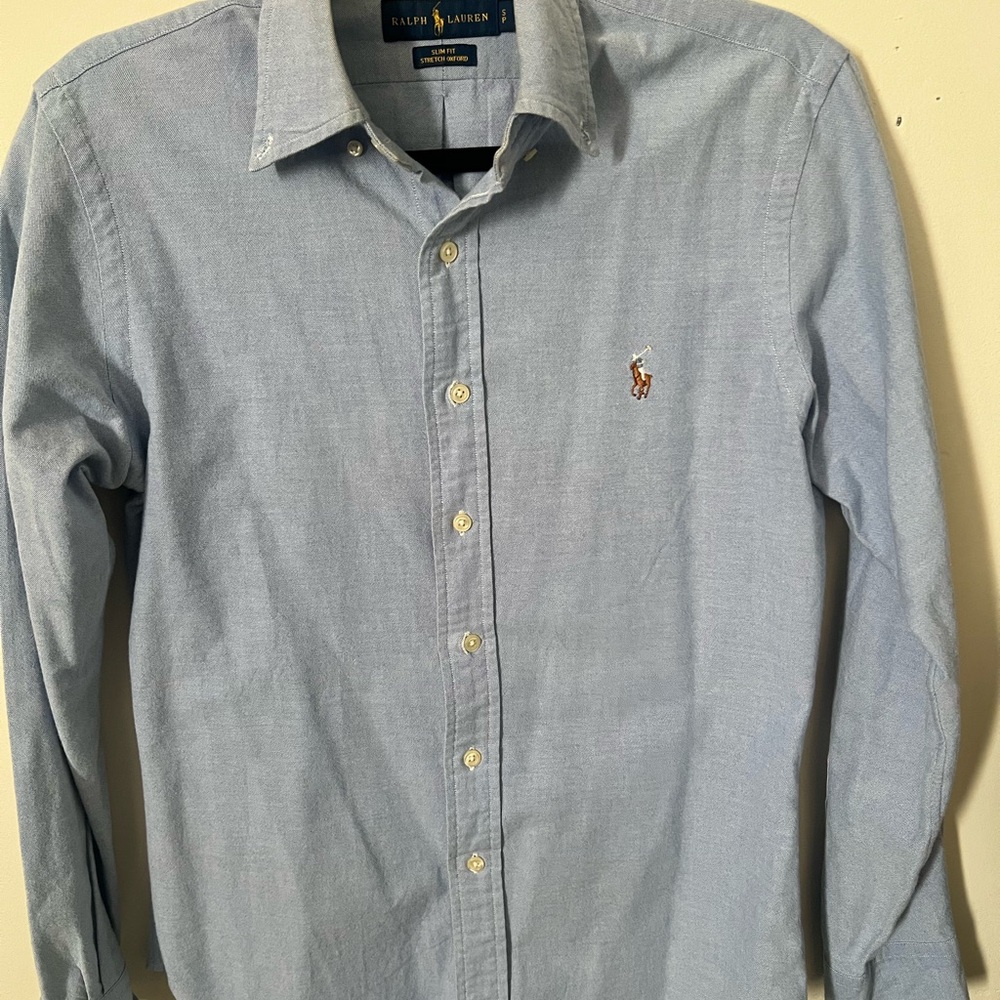 Ralph Lauren Light Blue Casual Button Down Shirt